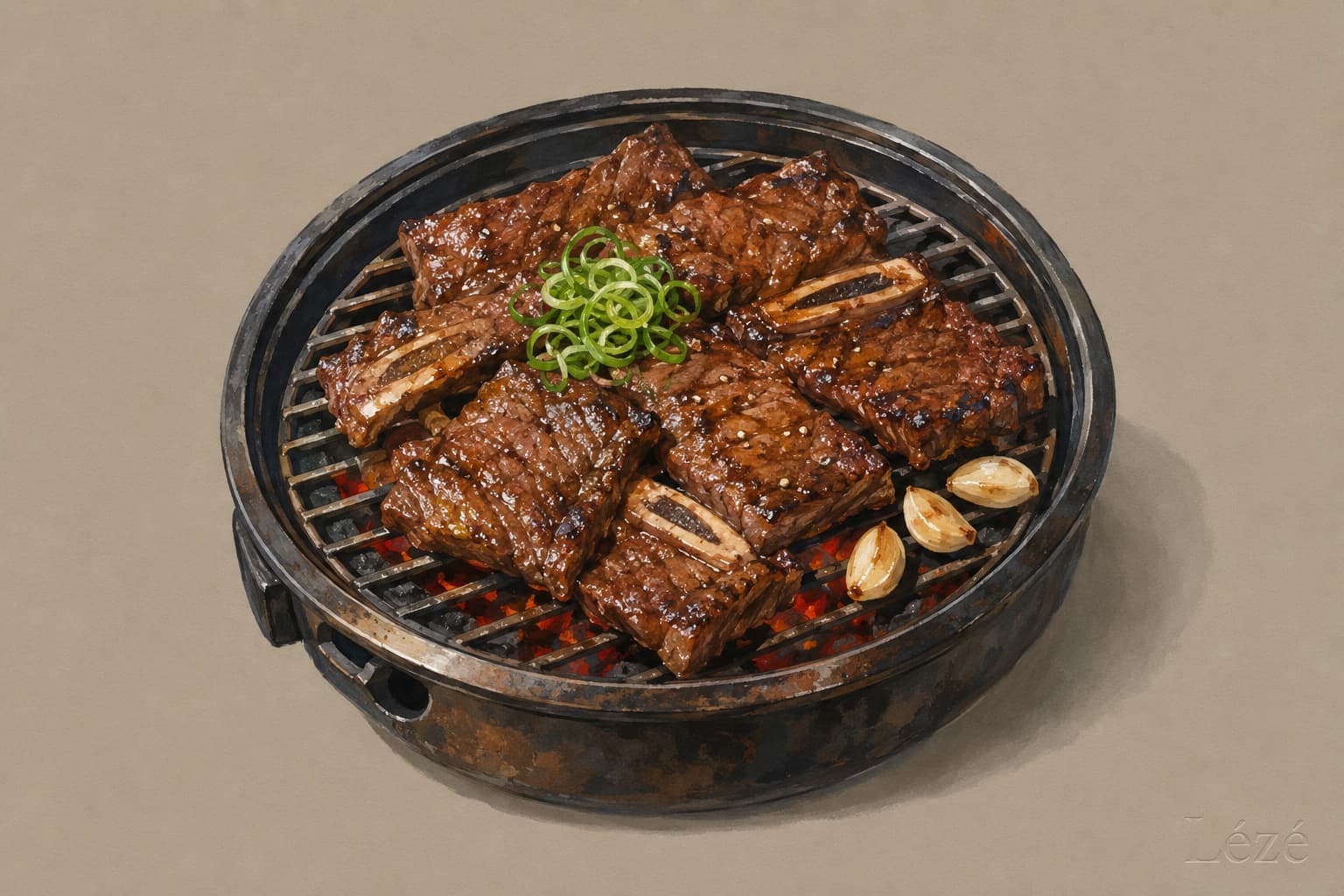 숯불 소갈비