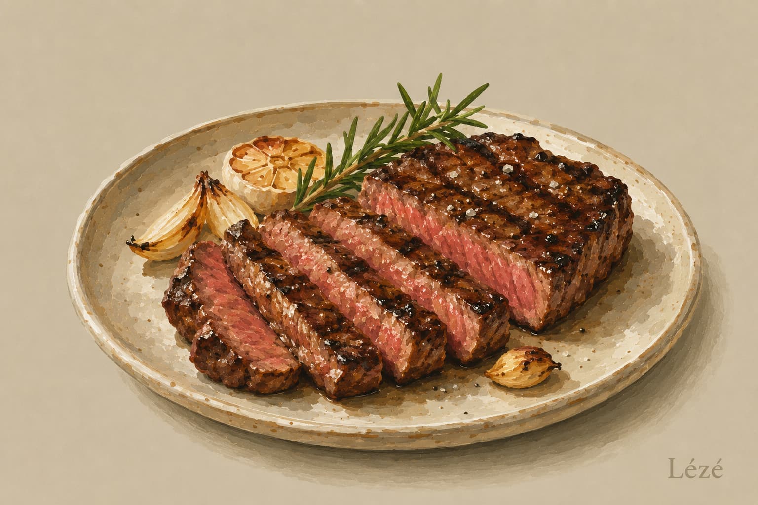 Chargrilled striploin steak