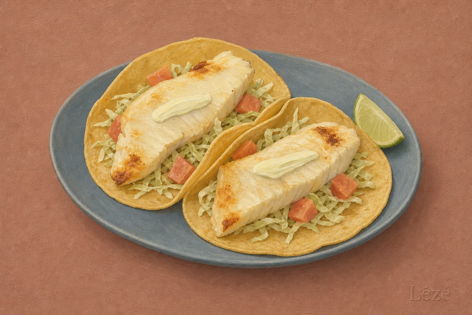 Grilled fish tacos