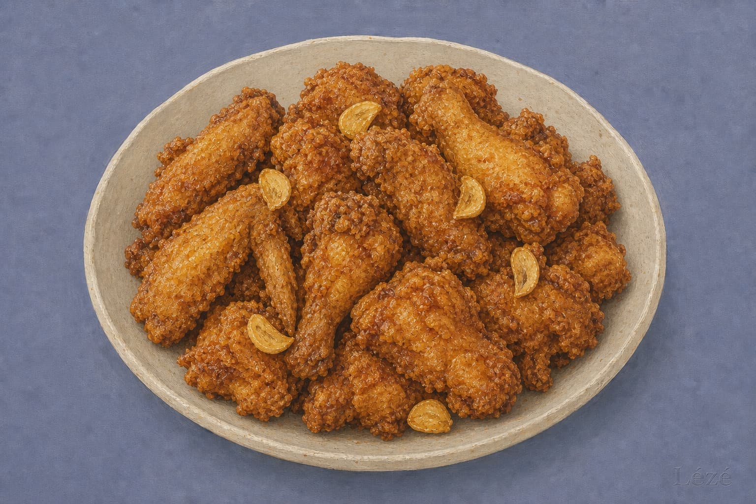 간장 마늘 치킨
